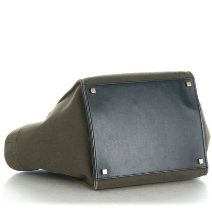 Celine Cotton Canvas Medium Phantom Luggage Olive 4 of 12