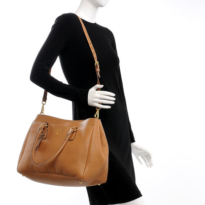 Prada Vitello Daino Tote Naturale 3 of 9