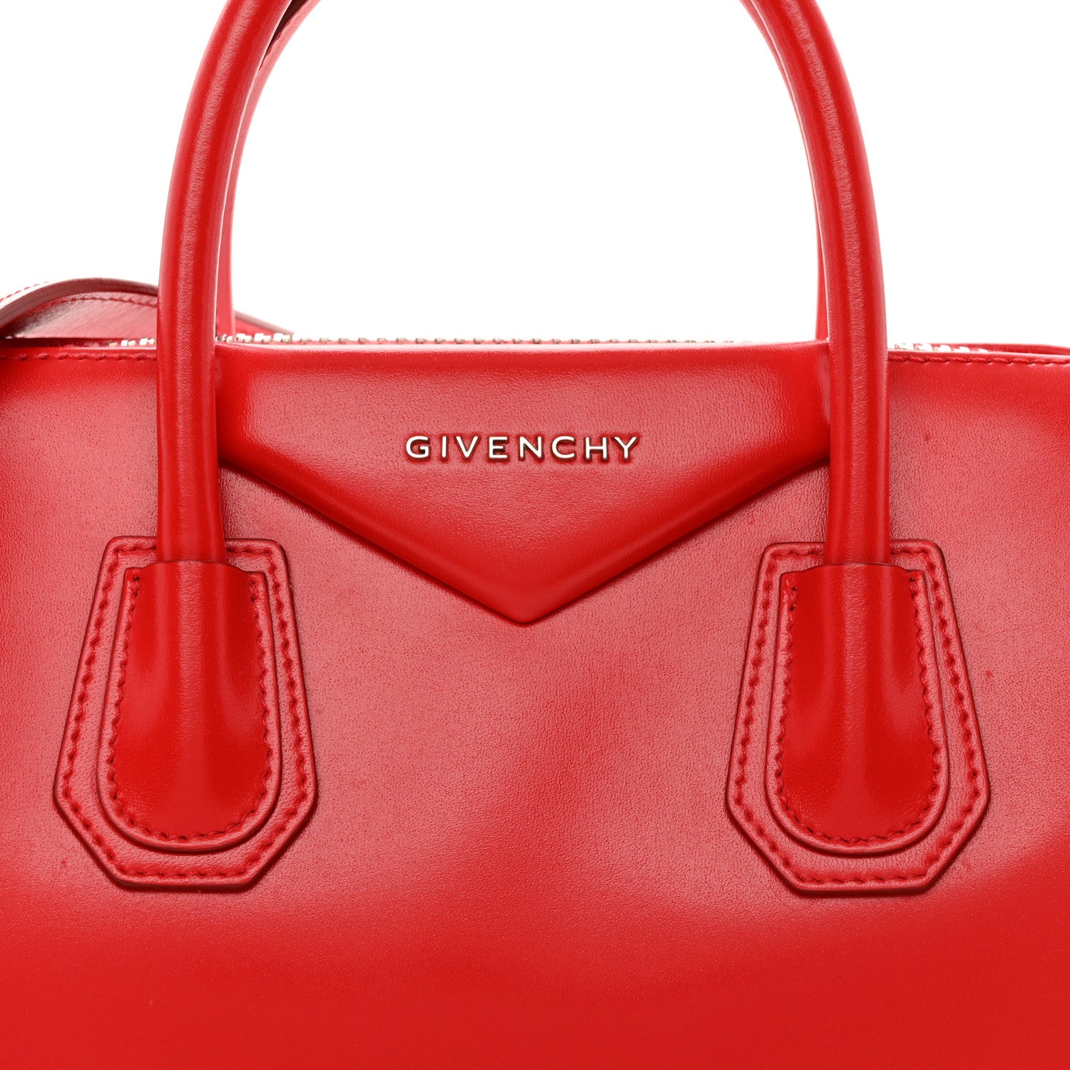 Givenchy Shiny Lord Calfskin Small Antigona Medium Red 8 of 11