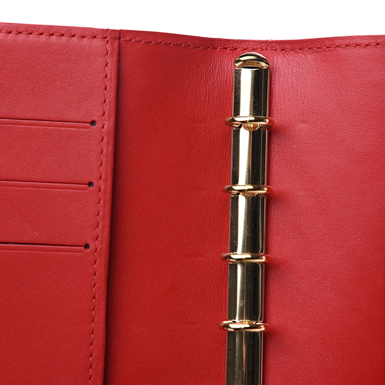 Louis Vuitton Vernis Small Ring Agenda Cover Red 6 of 7
