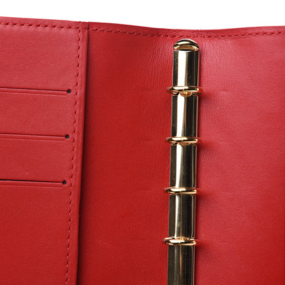 Louis Vuitton Vernis Small Ring Agenda Cover Red 6 of 7