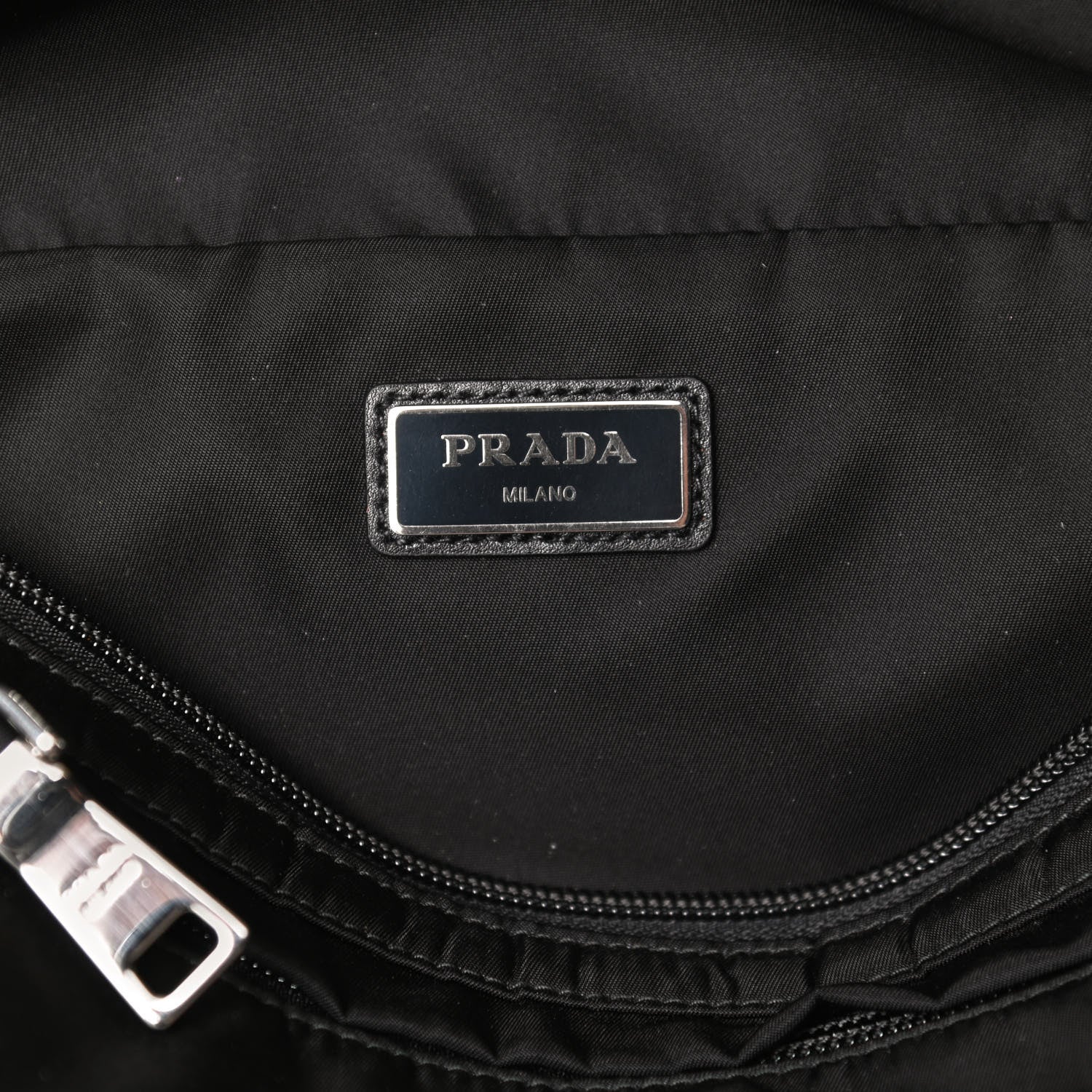 Prada Tessuto Nylon Belt Bag Black 5 of 14