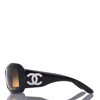 Chanel Mother of Pearl CC Sunglasses 5076-H Black 2 of 7