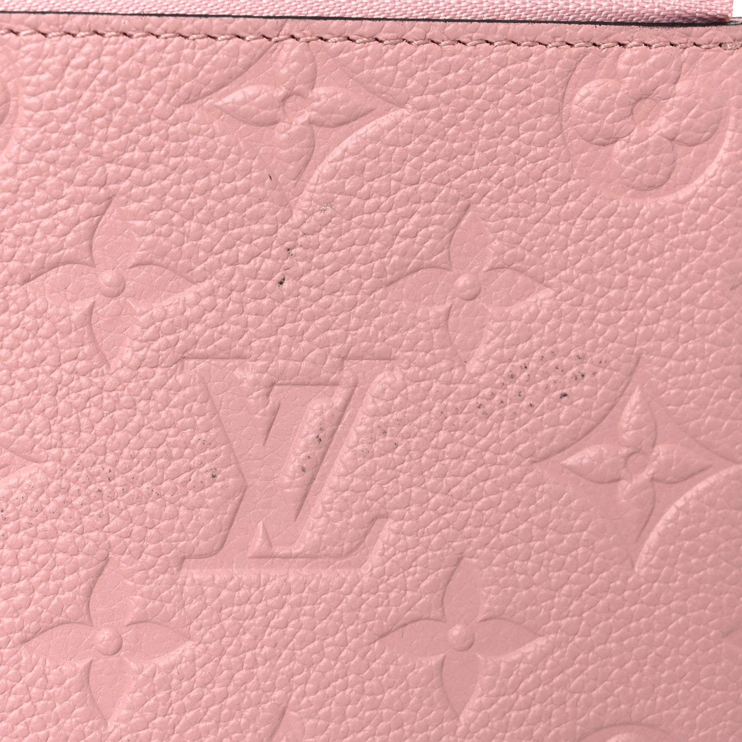Louis Vuitton Empreinte Felicie Chain Wallet Zippered Insert Rose Poudre 9 of 9