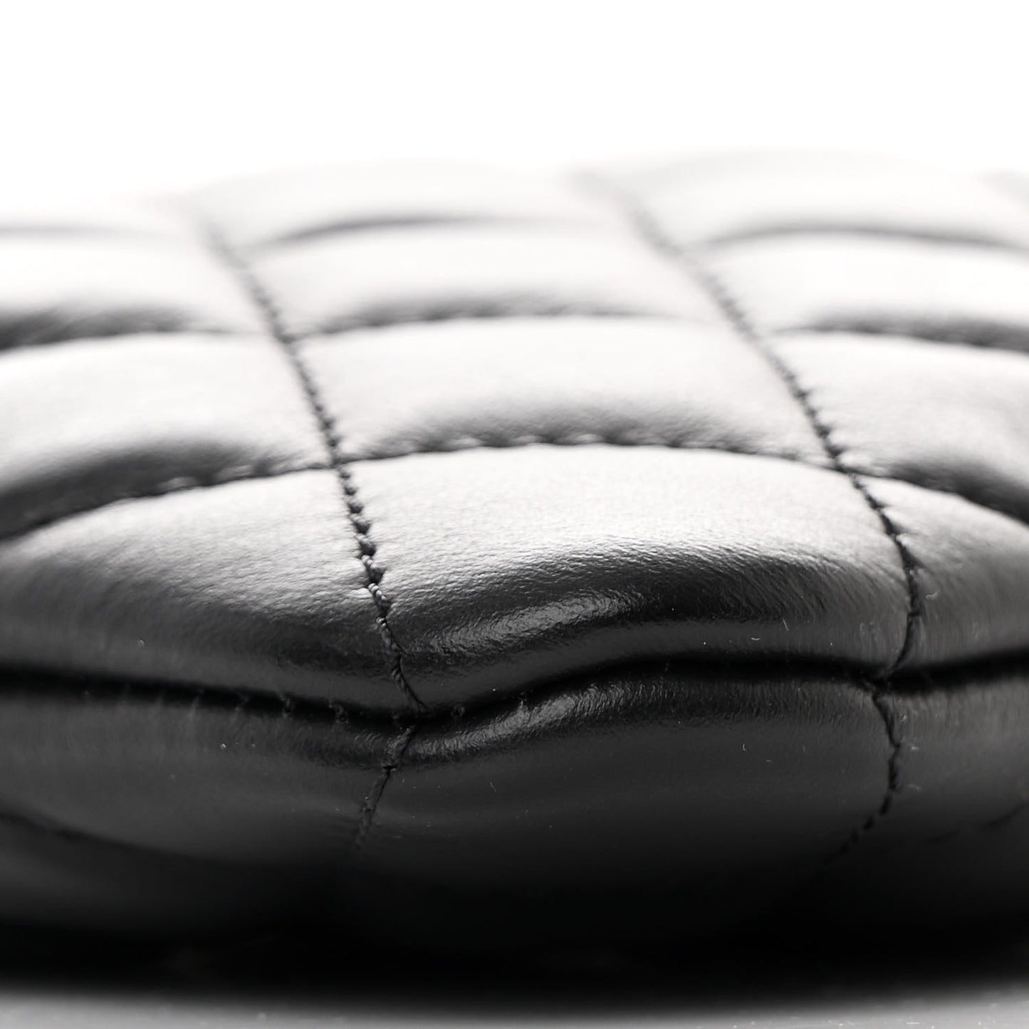 Lambskin Quilted Crossbody Bag Black