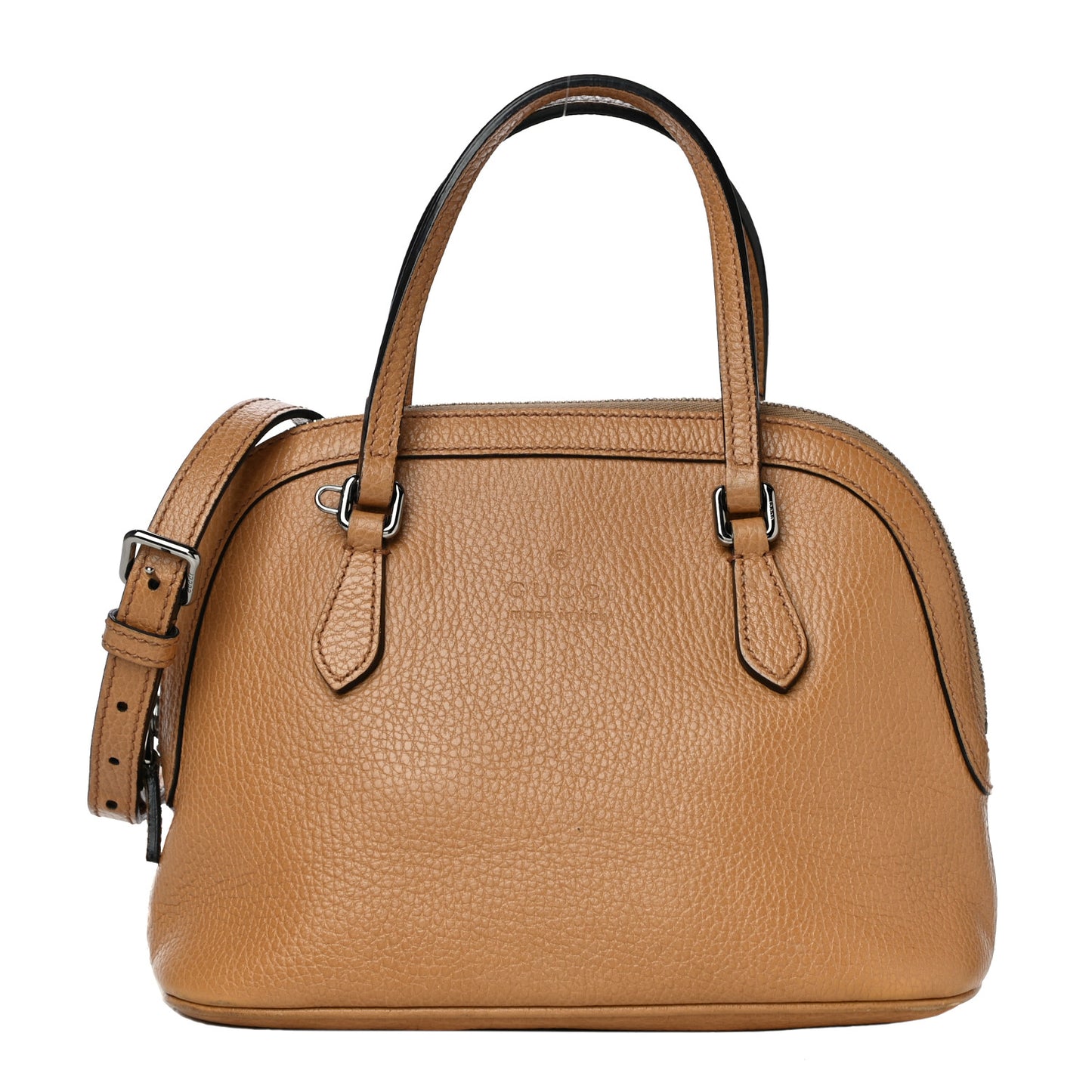 Calfskin Mini Dome Bag Whiskey