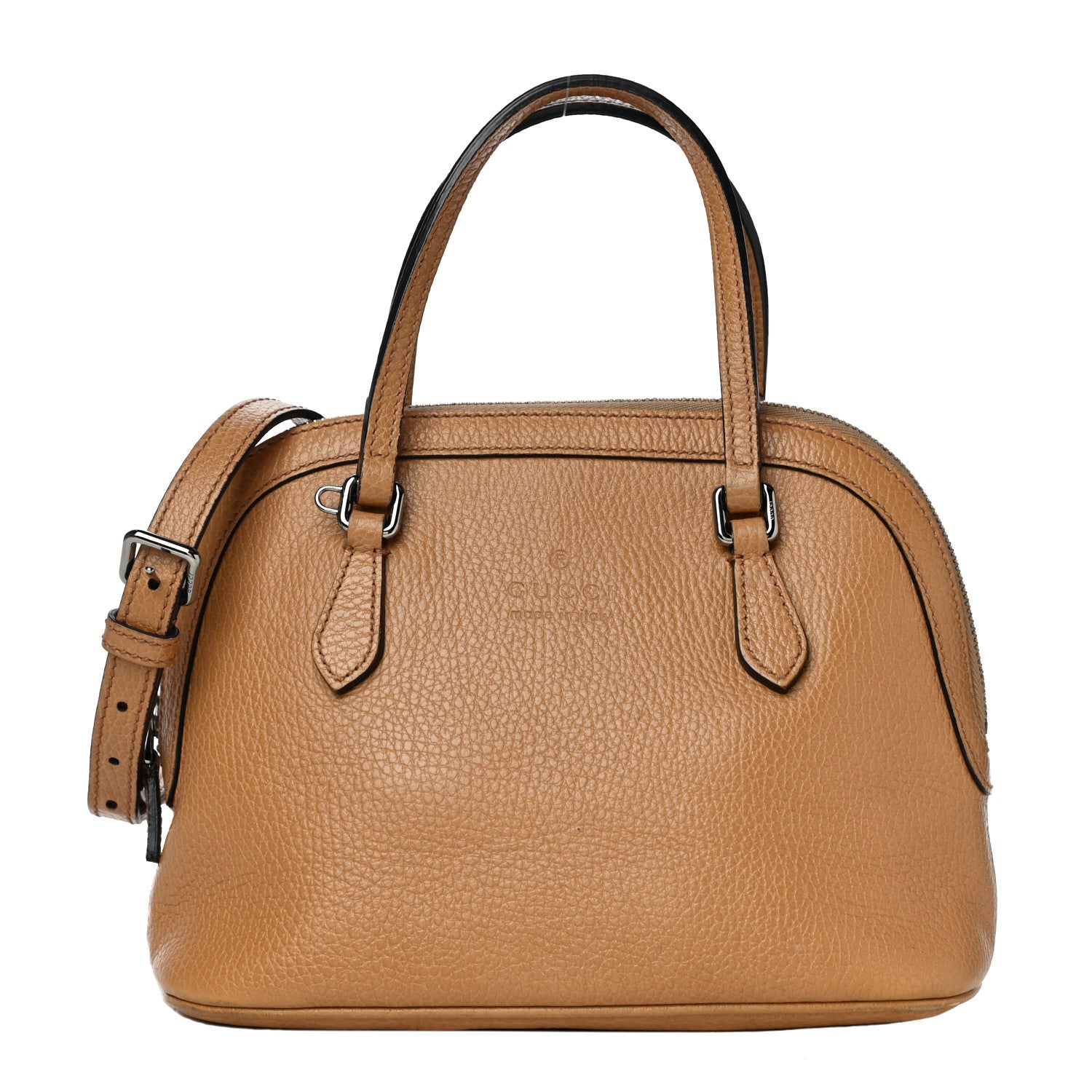 Gucci Calfskin Mini Dome Bag Whiskey 1 of 14