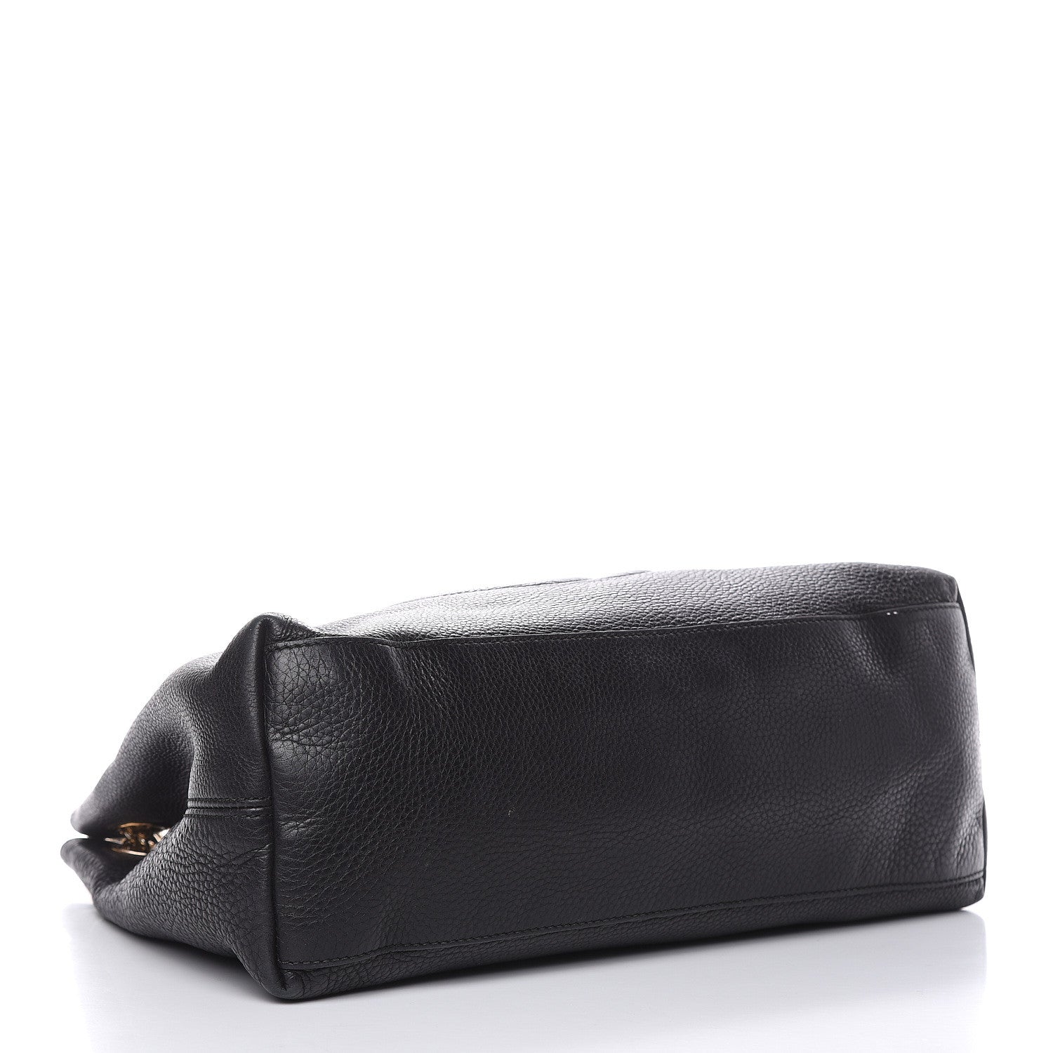 Gucci Pebbled Calfskin Medium Soho Chain Shoulder Bag Black 4 of 18