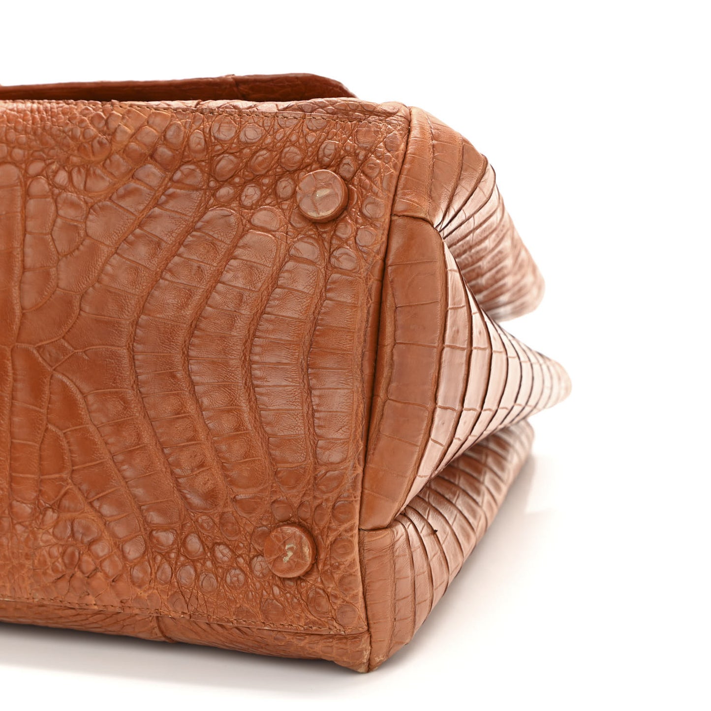 Crocodile Tote Brown