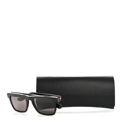 Saint Laurent Square Acetate SLM13 Sunglasses Black 8 of 8