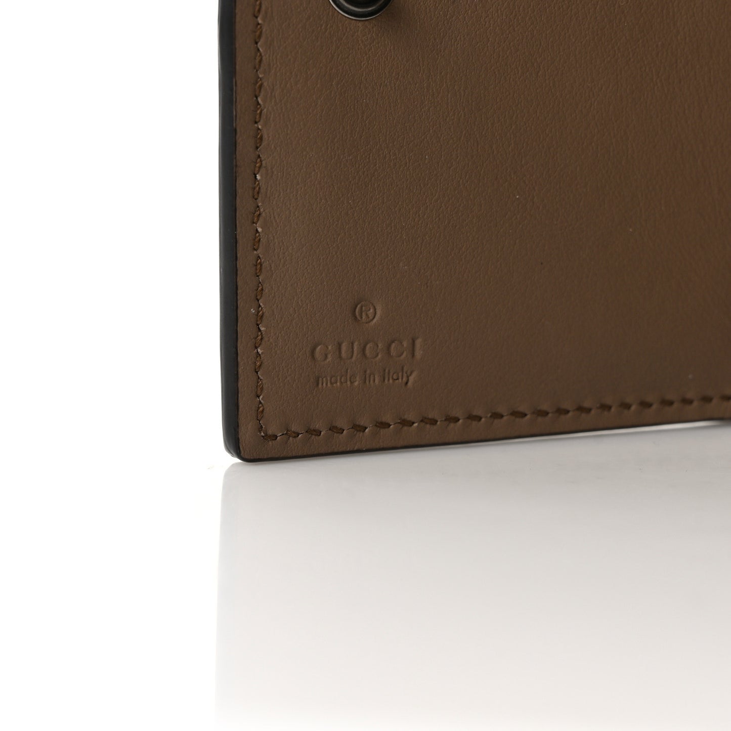 GG Supreme Monogram Dionysus Card Case Wallet Beige Taupe