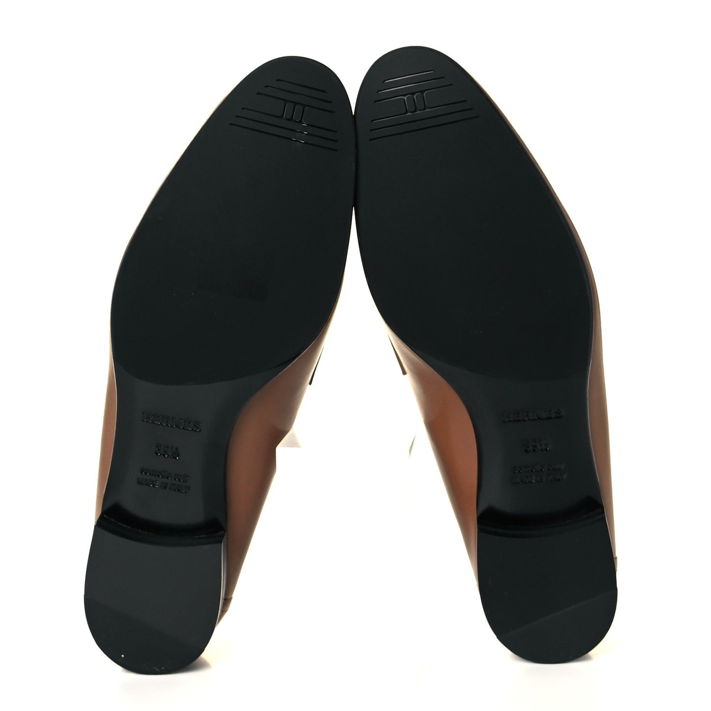 Goatskin Womens Paris Loafers 39.5 Gold