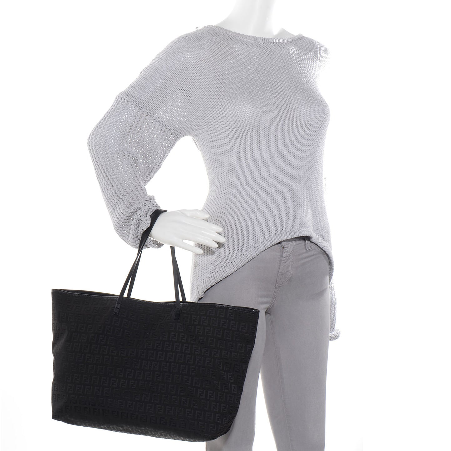 Zucchino Large Shopper Tote Black