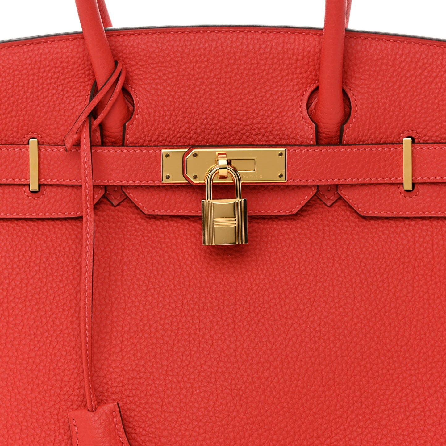 Togo Birkin 30 Rouge Pivoine