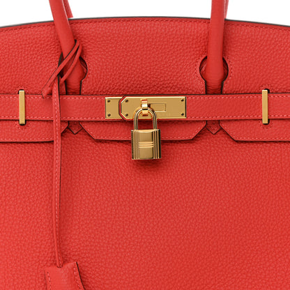 Hermes Togo Birkin 30 Rouge Pivoine 8 of 12