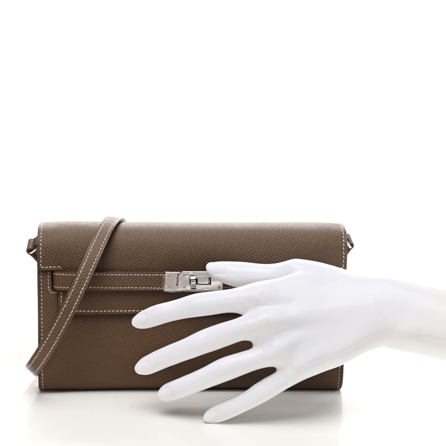 Epsom Kelly Wallet To Go Etoupe