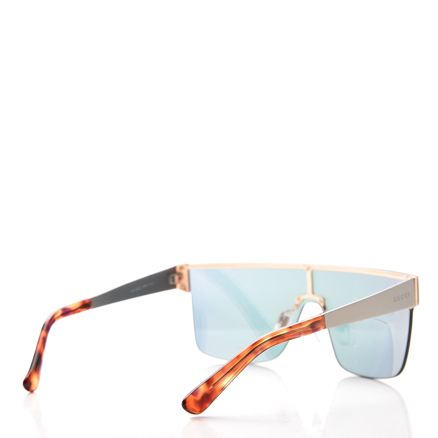 Rimless Mirrored Shield 4265/S Sunglasses Copper Gold