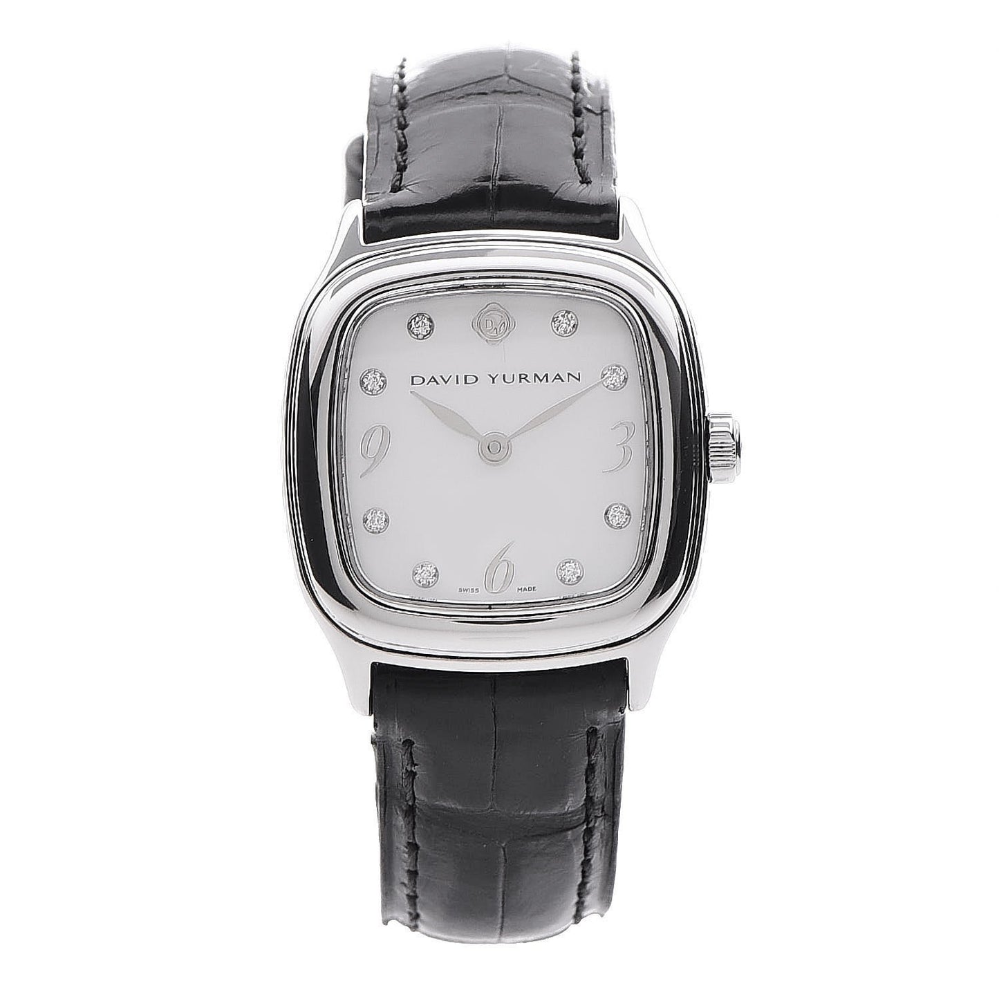 Stainless Steel Alligator Diamond 25mm Thoroughbred Quartz Watch