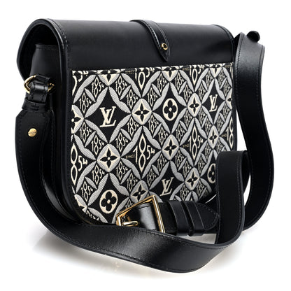 Louis Vuitton Jacquard Since 1854 Neo Saumur MM Grey 3 of 9