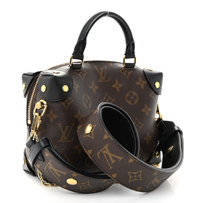 Louis Vuitton Monogram Petite Malle Souple Black 3 of 9