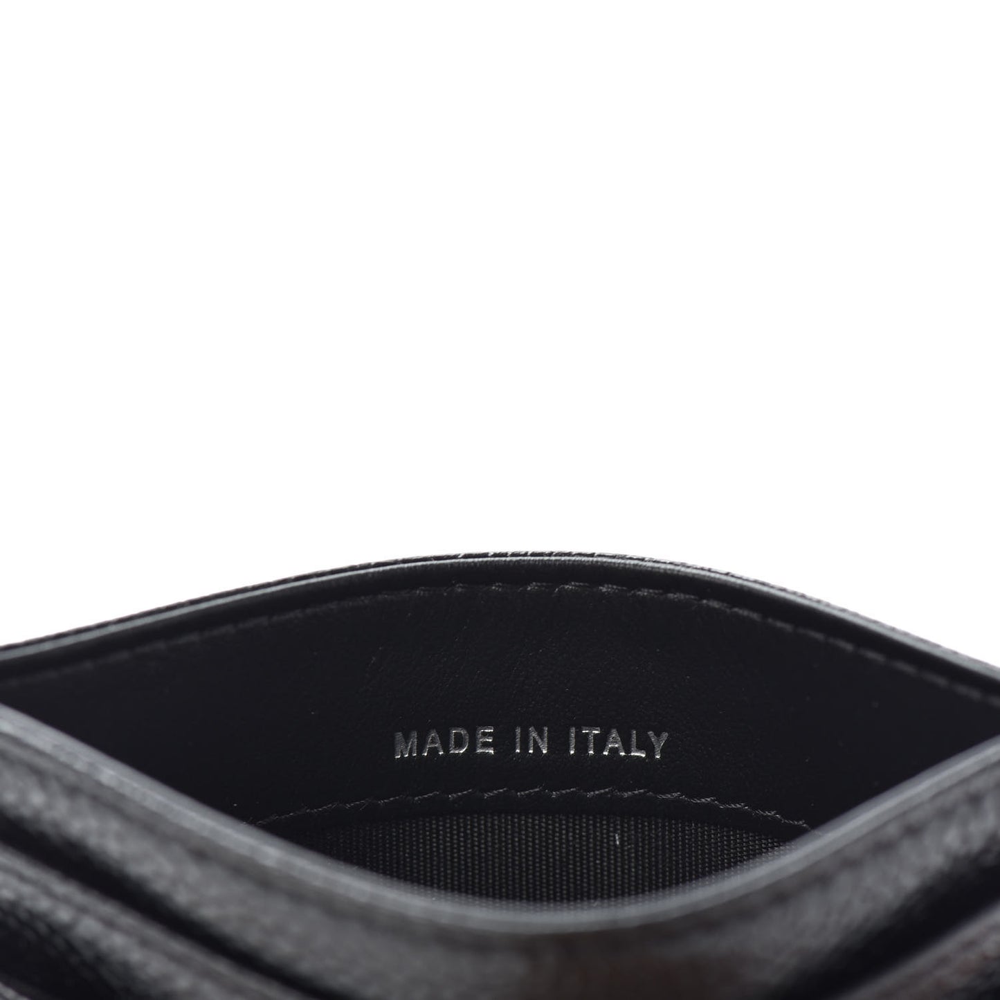 Caviar Quilted Incognito Card Holder Black