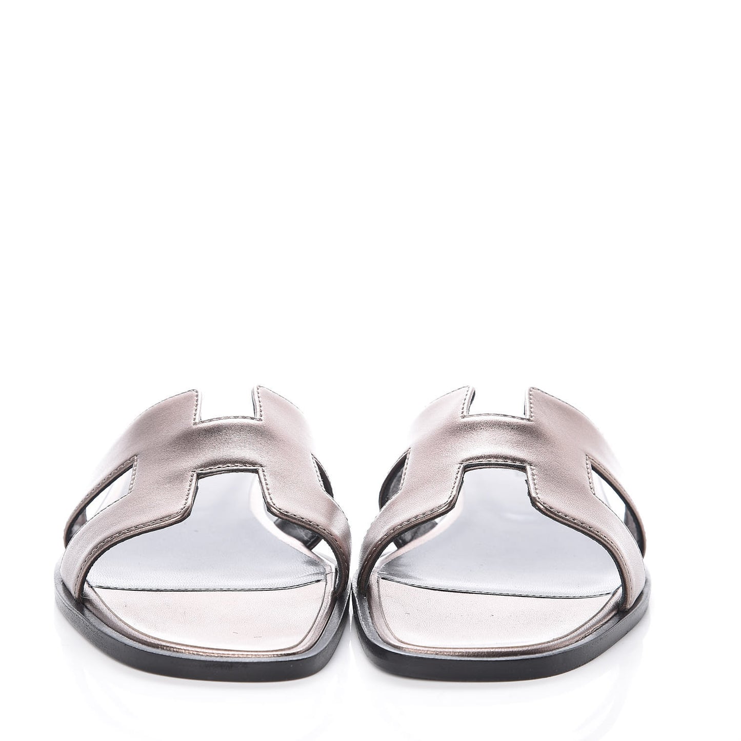 Metallic Nappa Oran Sandals 38.5 Or Vieilli