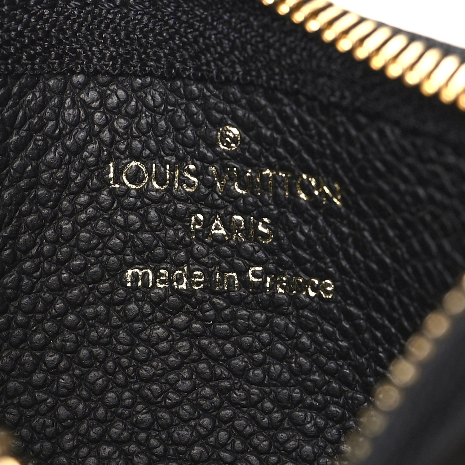Louis Vuitton Empreinte Monogram Giant Key Pouch Black Beige 6 of 7