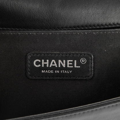 Chanel Calfskin Quilted Medium Boy Flap Black 6 of 7