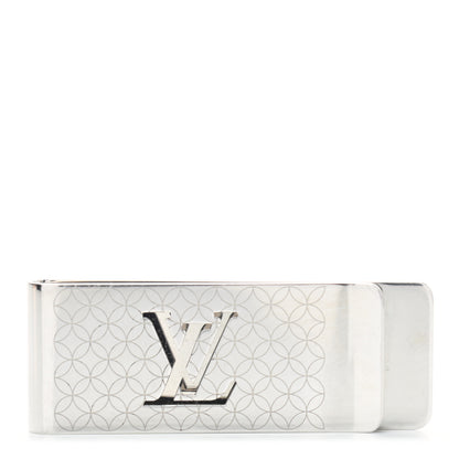 Louis Vuitton Metal Champs Elysees Money Clip Silver 1 of 3