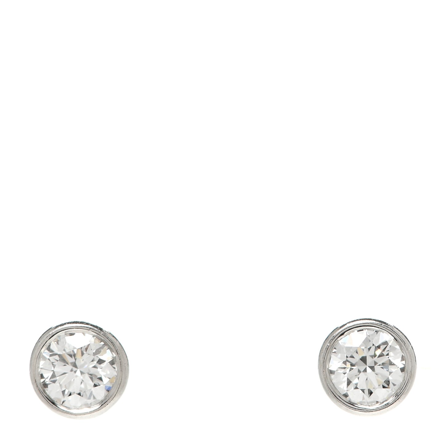 Platinum Diamond .41ctw Elsa Peretti Diamonds By The Yard Earrings
