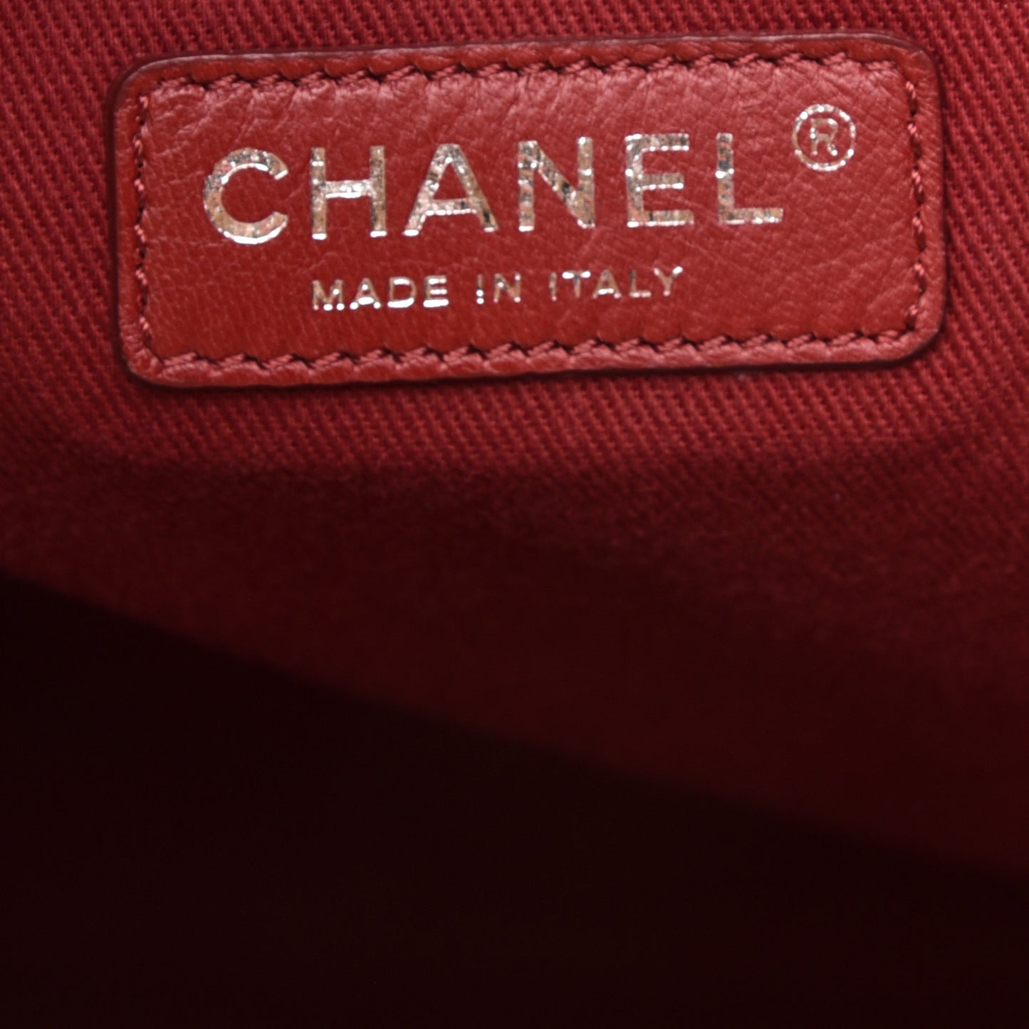 Canvas Large Deauville Tote Red