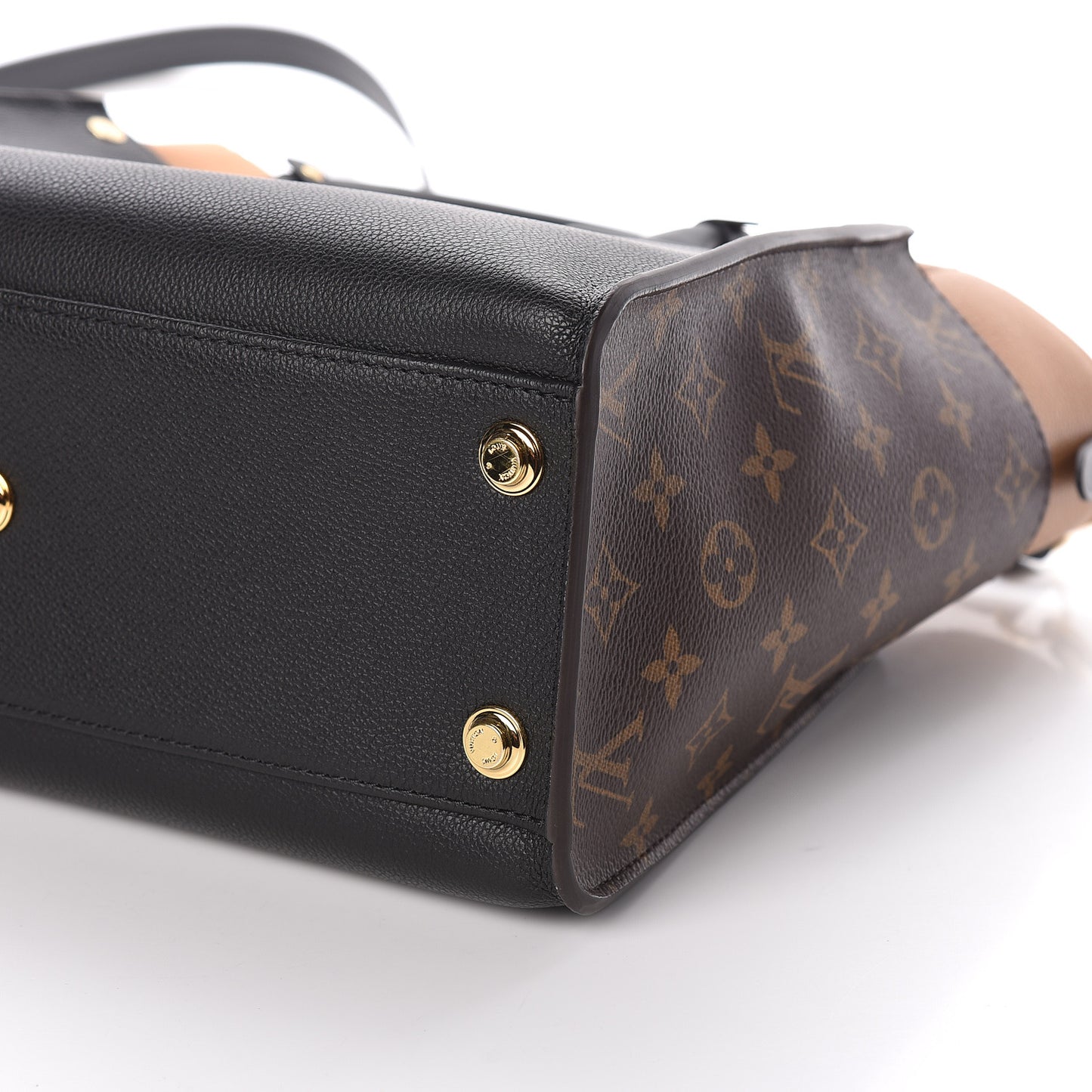 Calfskin Monogram On My Side Black