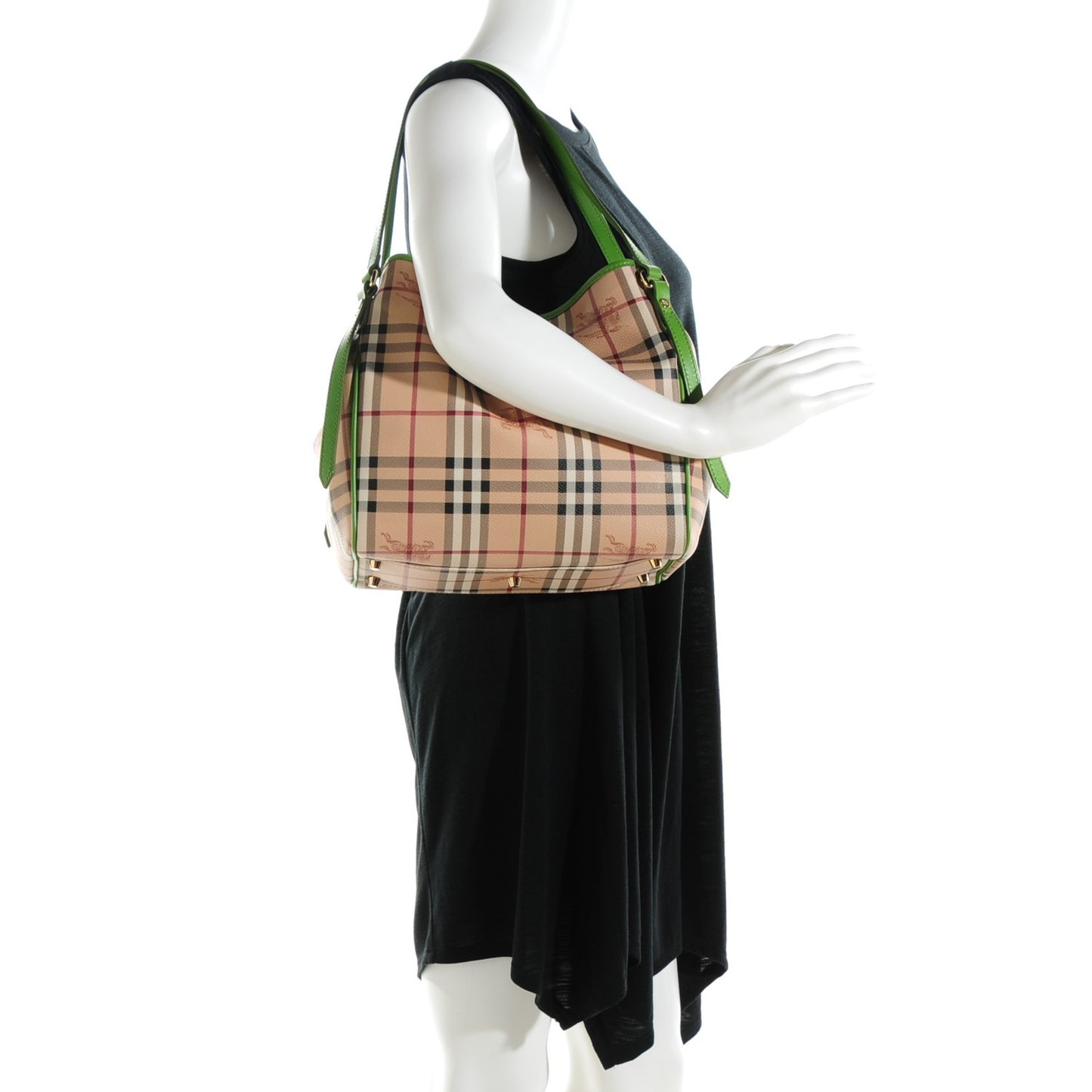 Haymarket Check Small Canterbury Tote Green