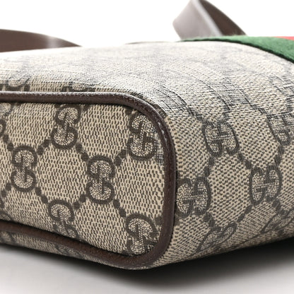 Gucci GG Supreme Monogram Web Small Ophidia Messenger Bag Brown 7 of 10