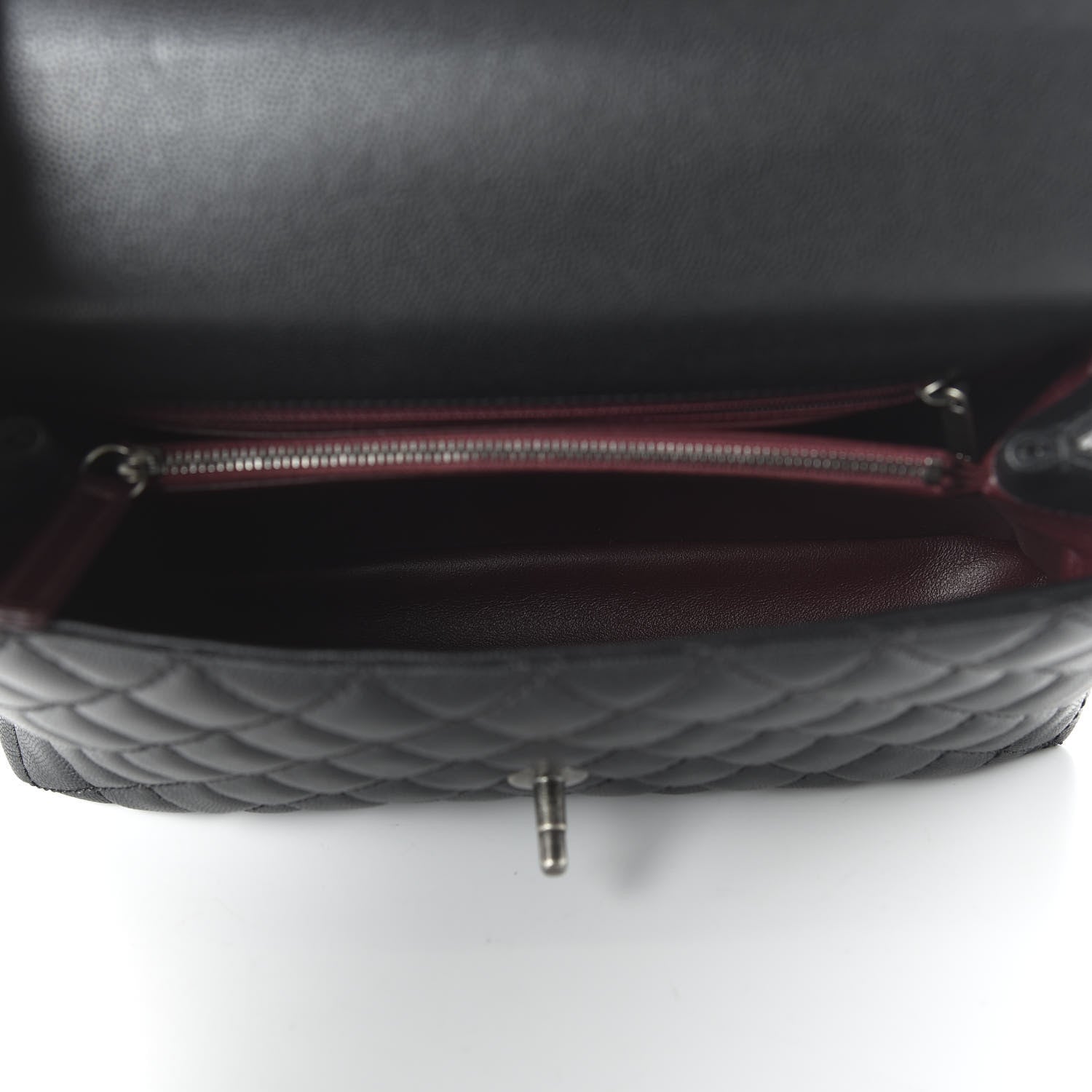 Chanel Caviar Lizard Quilted Small Coco Handle Flap Black 5 of 11