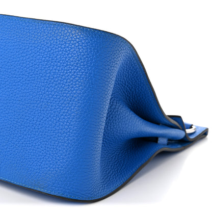 Hermes Taurillon Clemence Jypsiere 34 Bleu Hydra 10 of 10