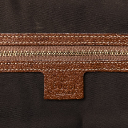 Gucci Monogram Canvas Bamboo Top Handle Bag Brown 11 of 13