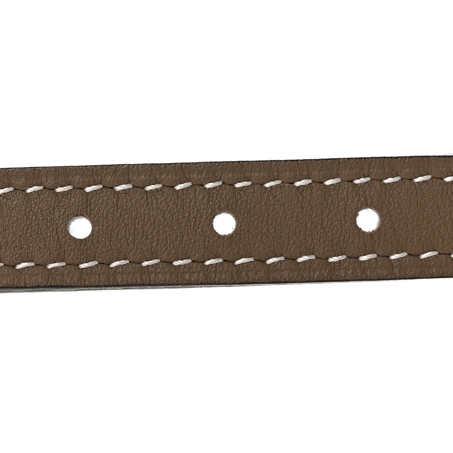Hermes Epsom Swift 13mm Heritage Belt 75 Etoupe White 3 of 6
