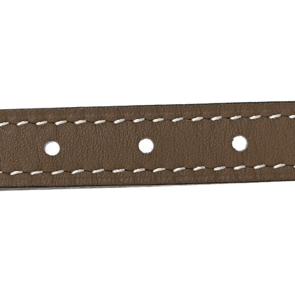 Hermes Epsom Swift 13mm Heritage Belt 75 Etoupe White 3 of 6