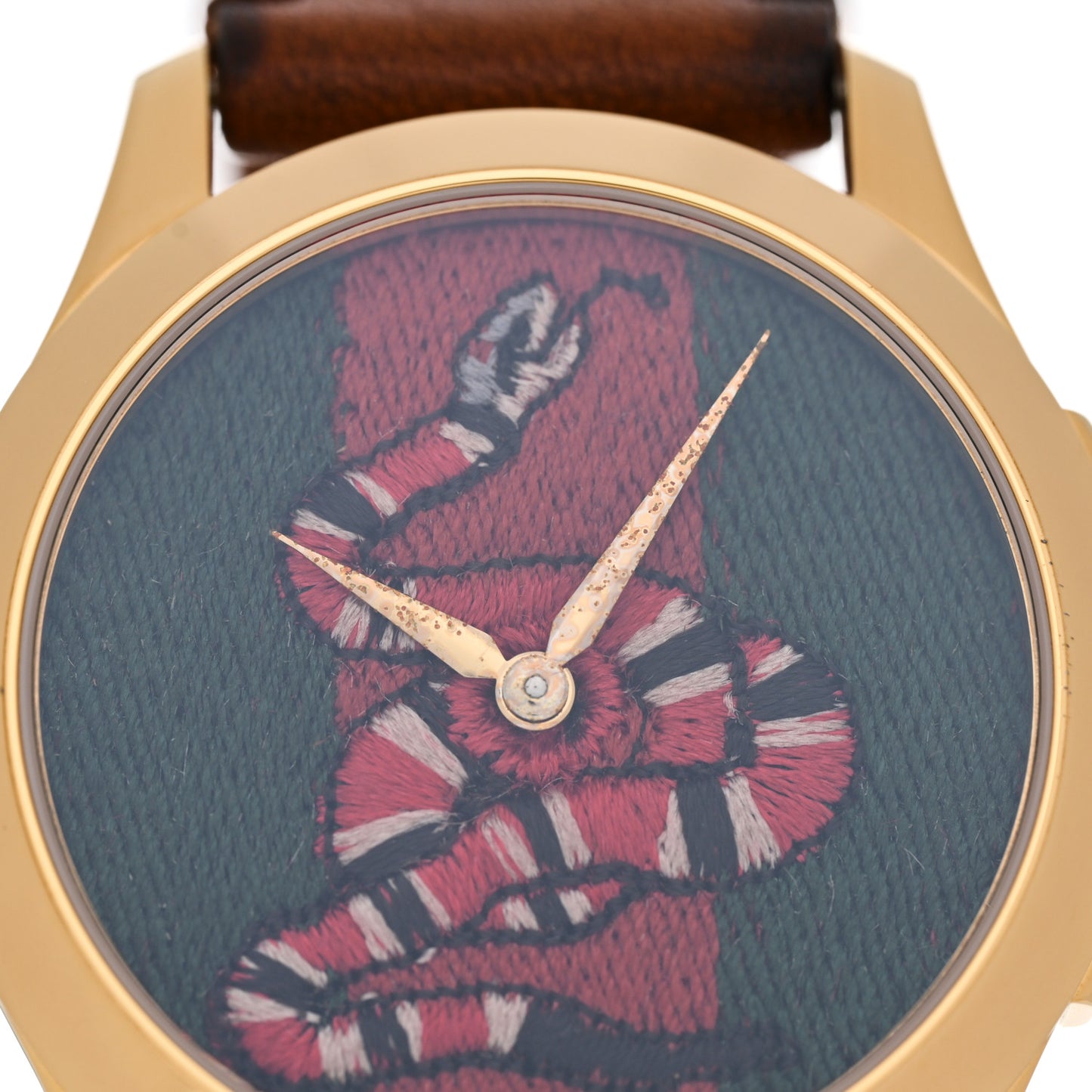 Stainless Steel Calfskin 38mm Le Marche Des Merveilles Snake Quartz Watch