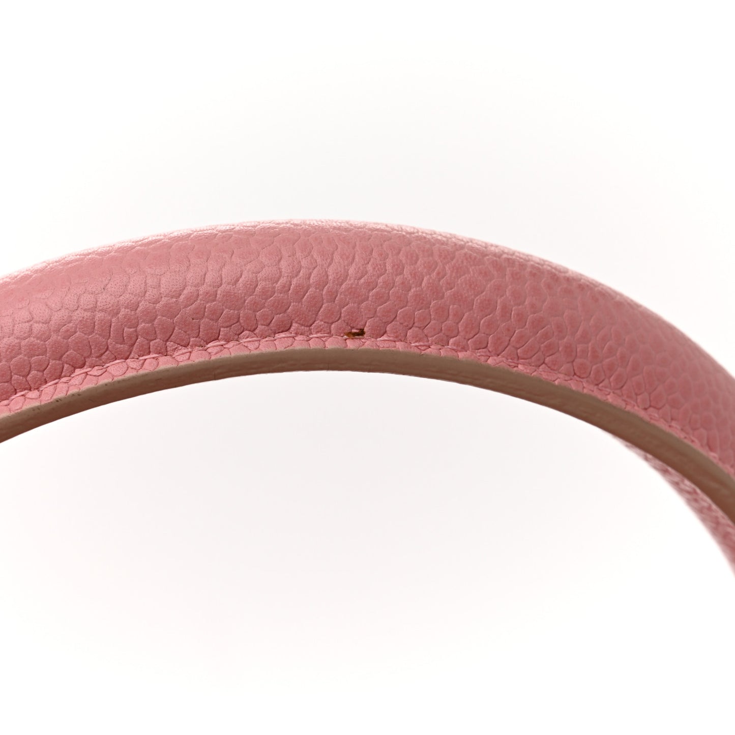 Caviar Quilted Small Bowler Pink