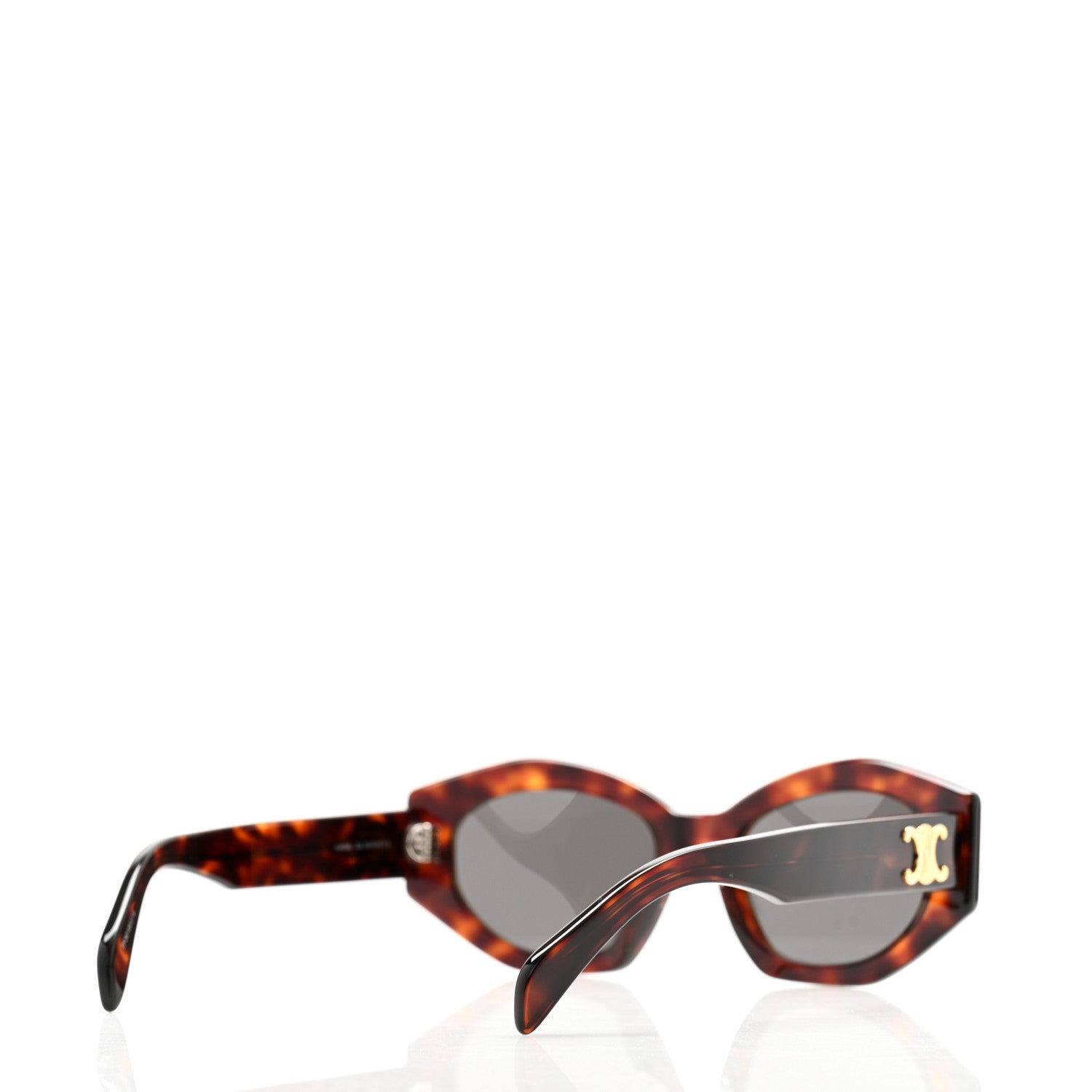 Celine Acetate Triomphe 08 Sunglasses CL 40238U Tortoise 4 of 8