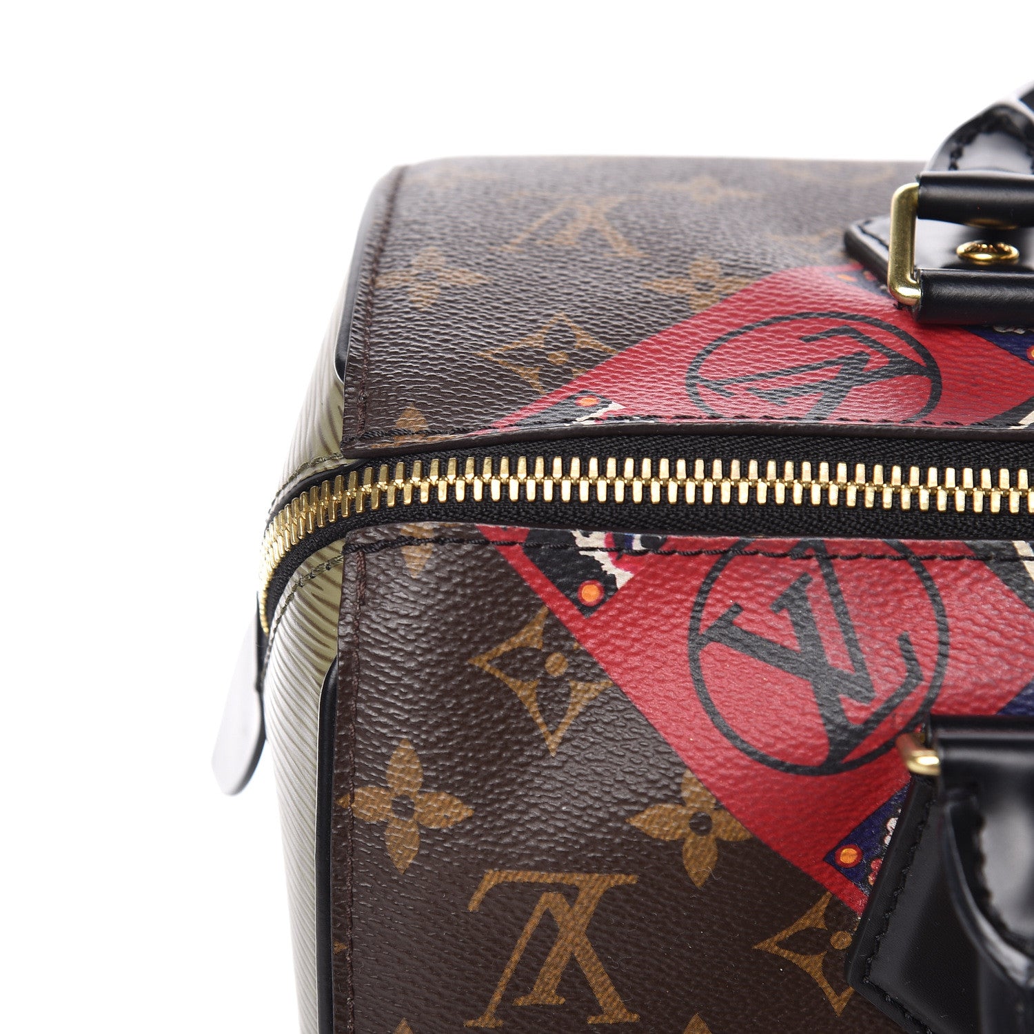 Louis Vuitton Monogram Kabuki Speedy 30 14 of 17