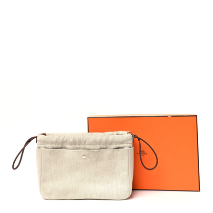 Hermes Canvas Barenia Fourbi 20 PM Pouch Naturel Fauve 11 of 11