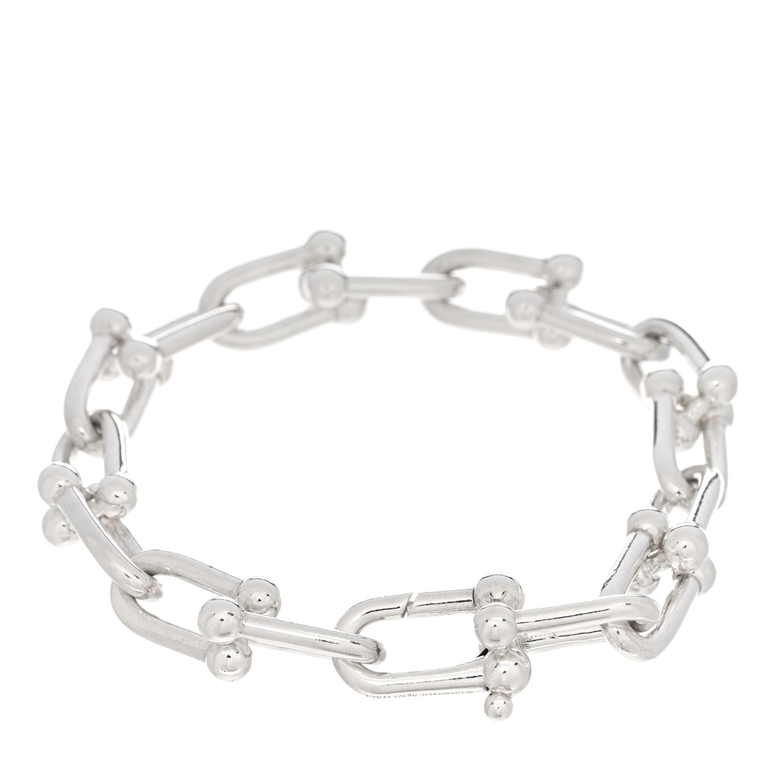 Tiffany Sterling Silver Large HardWear Link Bracelet 2 of 3