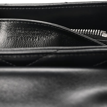 Saint Laurent Calfskin Y Quilted Monogram Small Loulou Chain Satchel Black Black 6 of 10