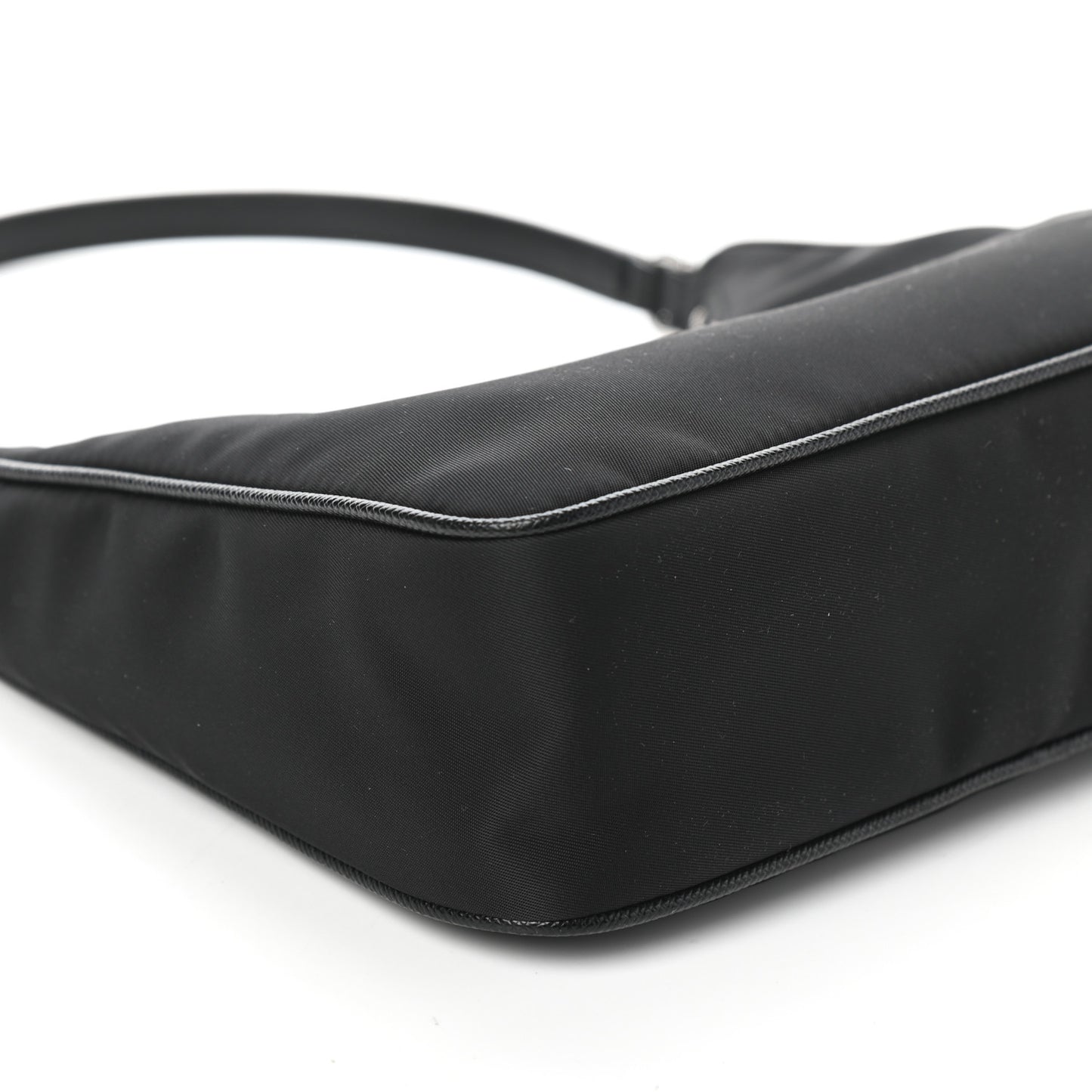 Tessuto Nylon Saffiano Mini Re-Edition 2005 Bag Black