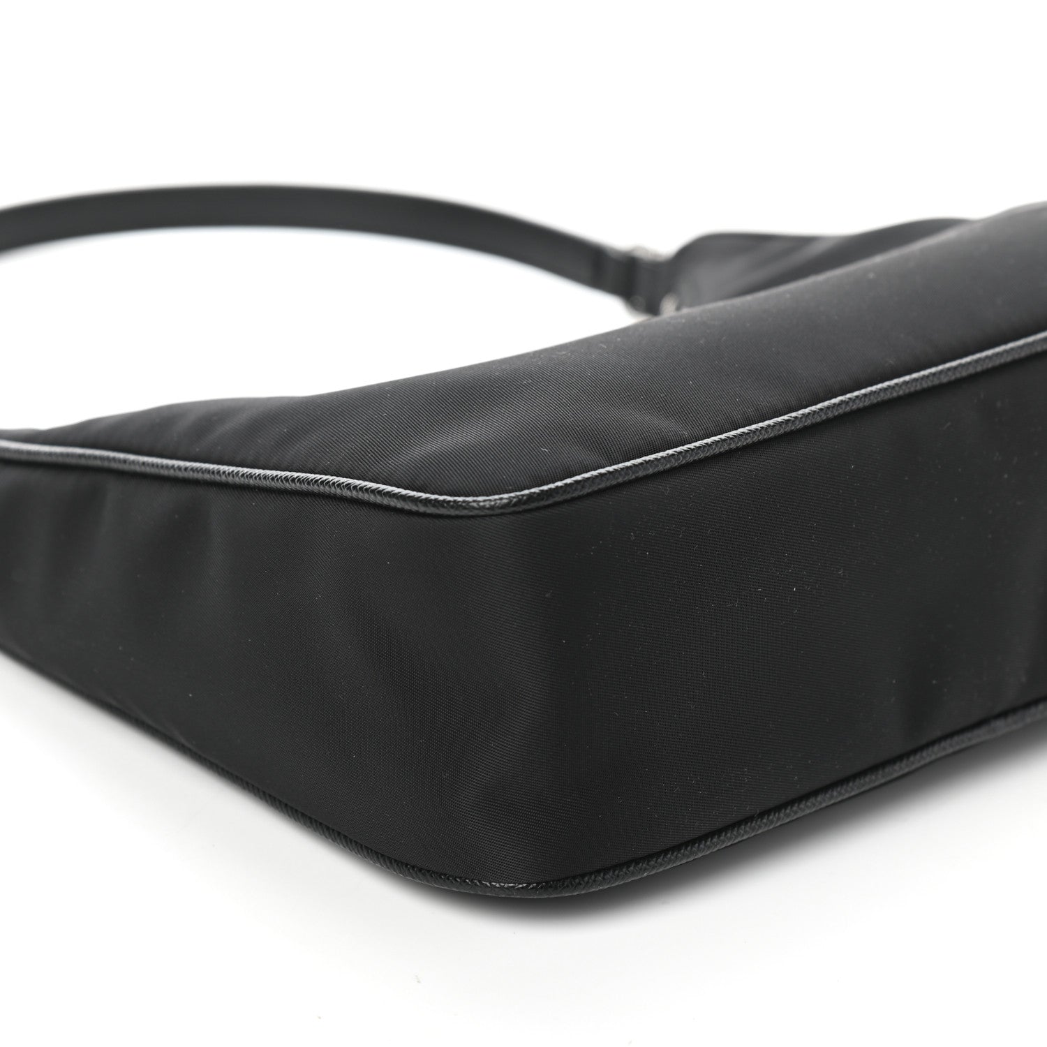 Prada Tessuto Nylon Saffiano Mini Re-Edition 2005 Bag Black 9 of 10