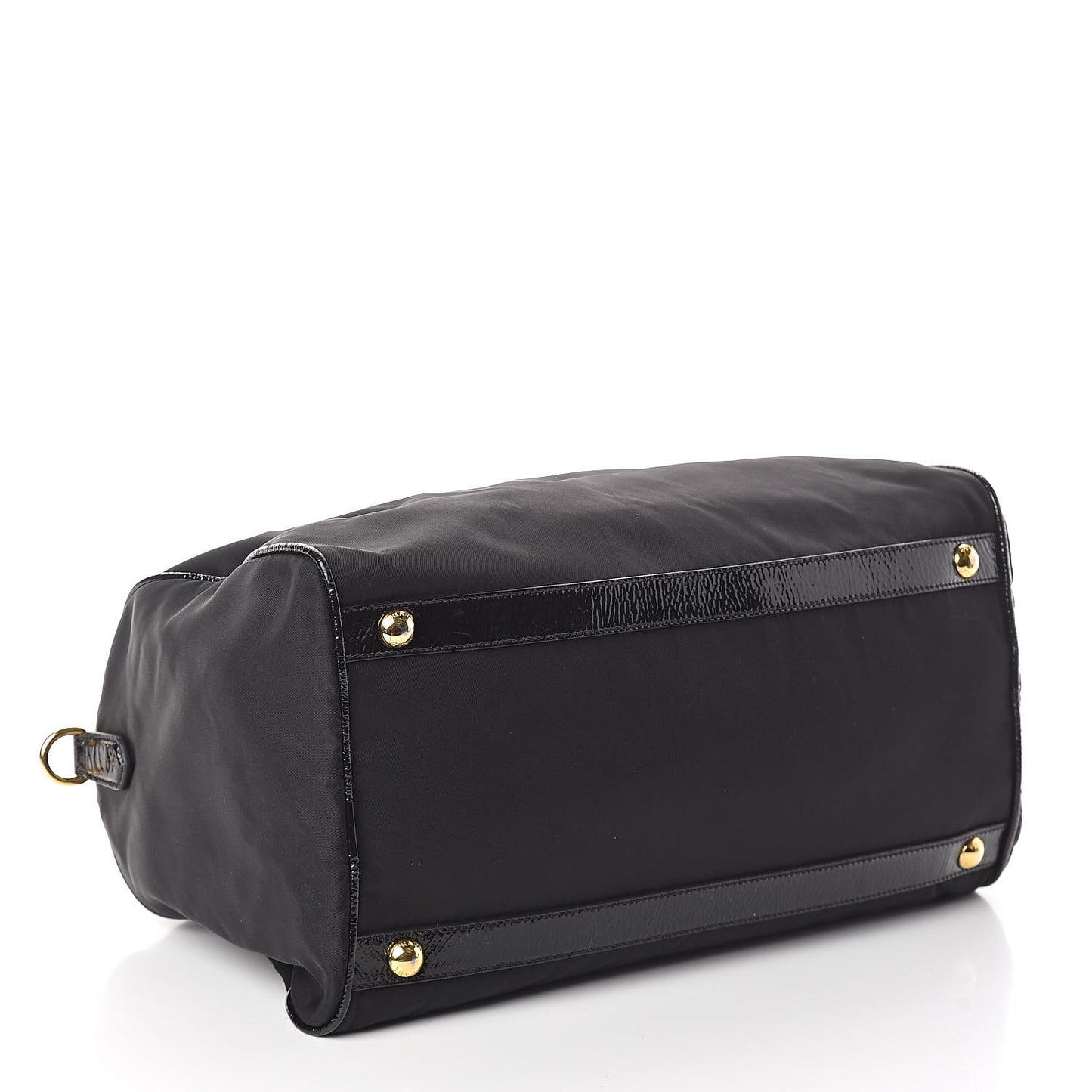 Tessuto Nylon Vernice Bauletto Black