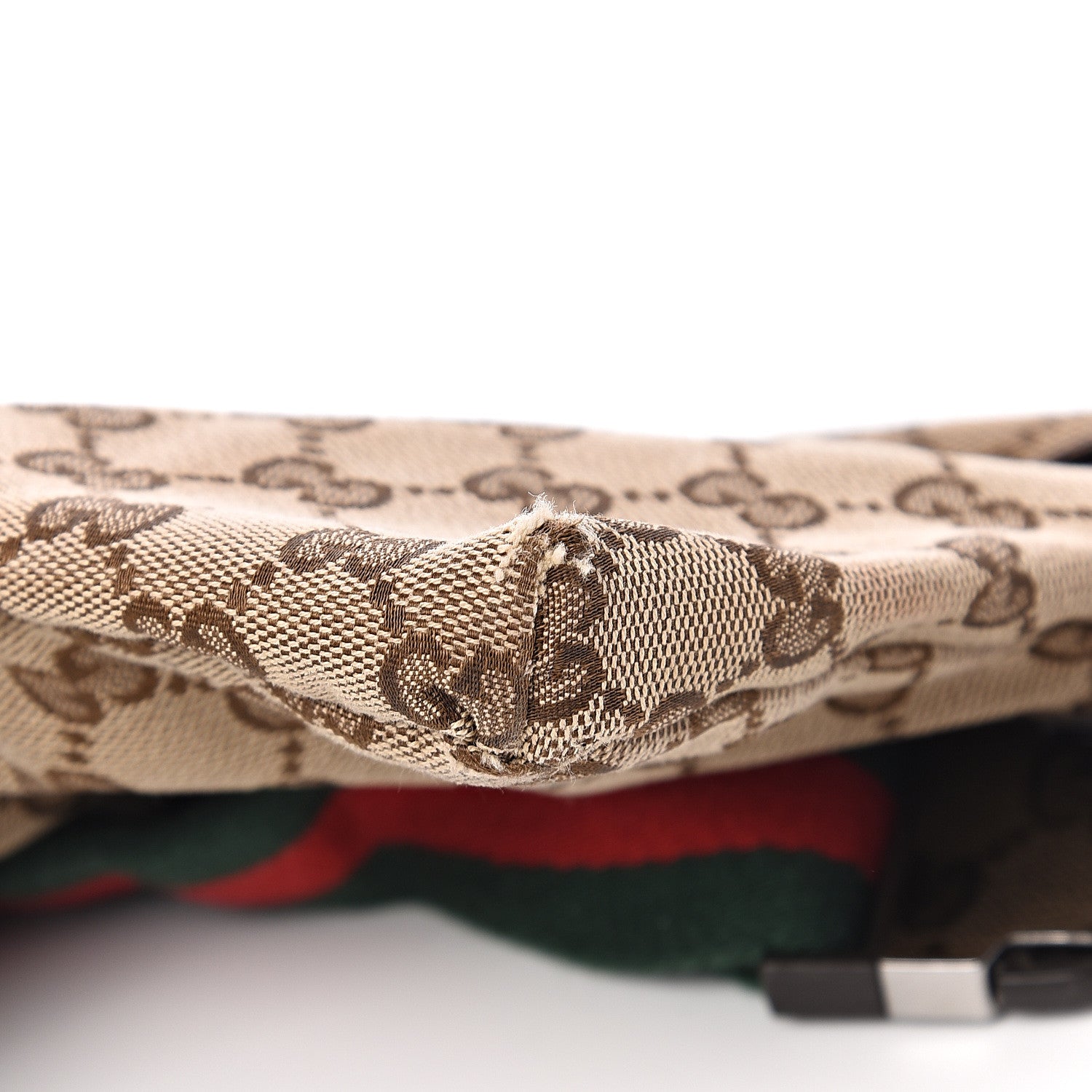 Gucci Monogram Web Belt Bag Dark Brown 8 of 12